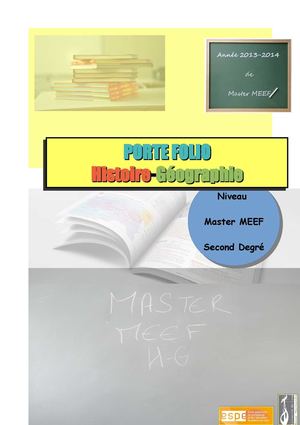 Le e-manuel Portfolio de DUCLOUX QUENTIN