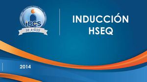 INDUCCIÓN HSEQ