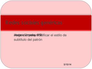 redes sociales genéricas Javiera Umaday