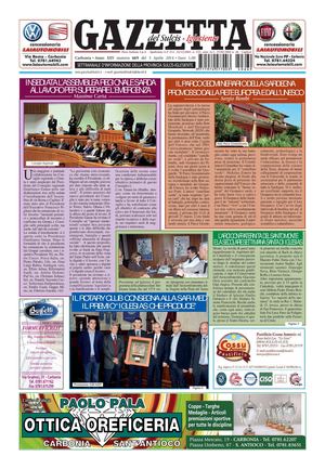 Gazzetta del Sulcis Iglesiente N° 669 del 03 Aprile 2014