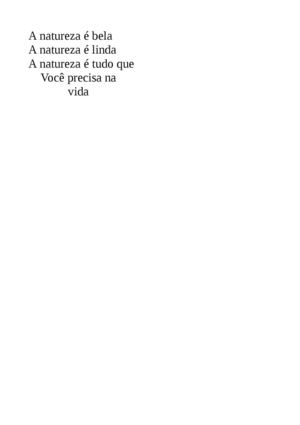poema da natureza