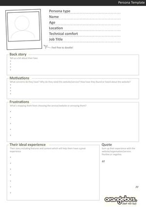 exemple de persona Design