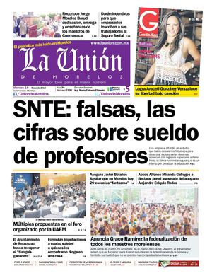 La Unión de Morelos 16 Mayo 2014