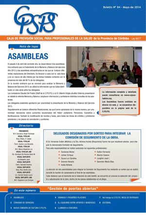 Boletin Mayo 2014