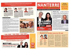 Nanterre Perpective : appels à voter FdG le 25 mai