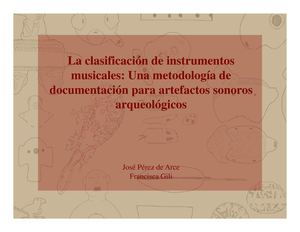 Clasificacion de instrumentos musicales