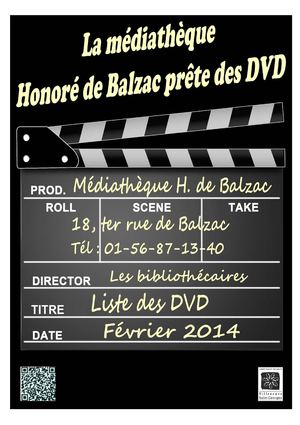 Nouveautés DVD Fevrier-Mars 2014