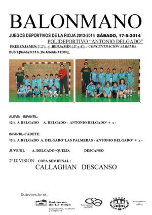 BALONMANO 17-5-2014