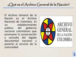 Foro TEMÁTICO. Acuerdos del AGN