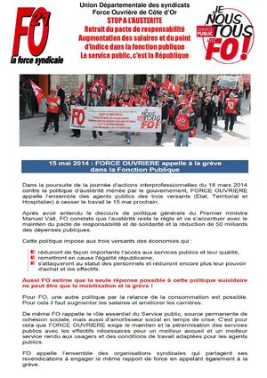 Manifestation 15 Mai 2014