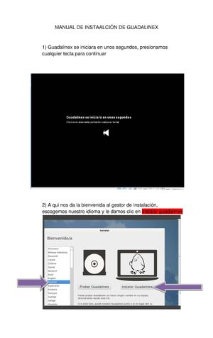 Manual De Instalación De guadalinex linux