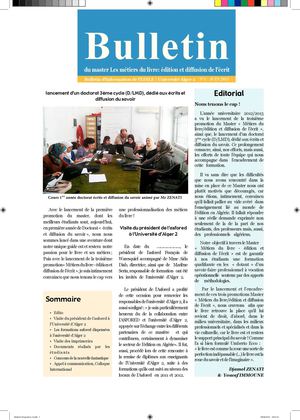 Bulletin  d'information 1