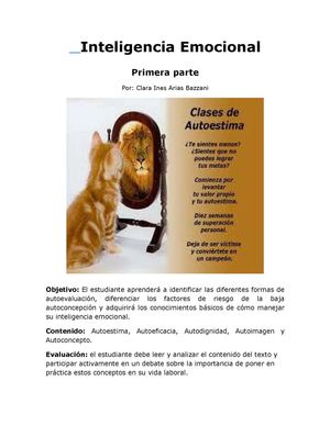 Inteligencia Emocional Parte 1