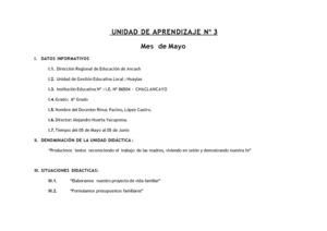UNIDAD DE MAYO