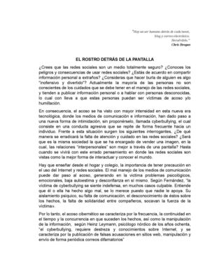 EL ROSTRO DETRÁS DE LA PANTALLA