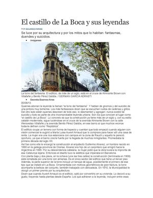 El castillo de La Boca y sus leyendas