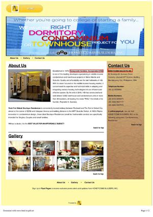 Condominium Units_Townhouse - Honeycomb Builders Inc