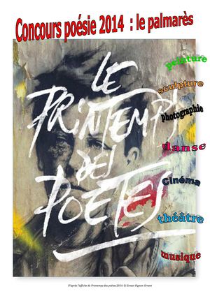 Palmarès concours poésie 2014