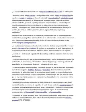 La sexualidad humana de acuerdo con la