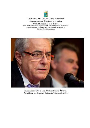 Manzana de Oro a Don Avelino Suárez Álvarez