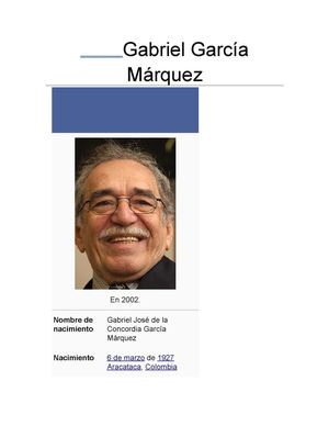 gabriel garcia marquez