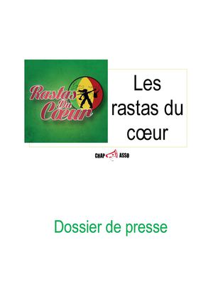 Les rastas du coeur, dossier de presse 2014