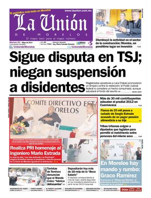 La Unión de Morelos 20 Mayo 2014