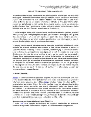 EL CIBERBULLYING