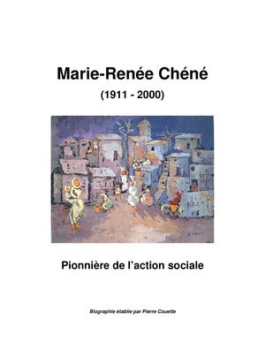 Marie-Renée Chéné (1911-2000) pionnière de l'action sociale