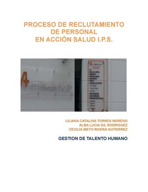 PROCESO DE RECLUTAMIENTO REVISTA CALAMEO