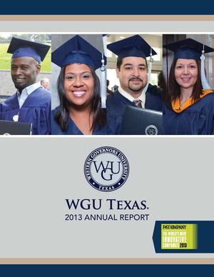Wgu Austin Calaméo - WGU Texas 2013 Annual Report