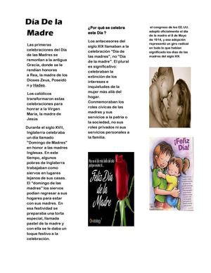 Periodico N2 Dia de la madre