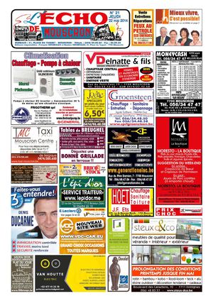 Echo de Mouscron - sem. 21/2014