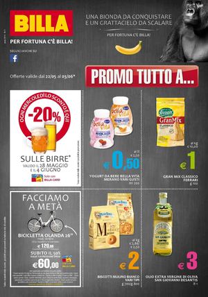 Volantino Billa 22mag - 3giu