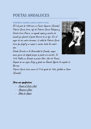 POETAS ANDALUCES