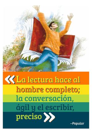 Carteles motivadores animación a la lectura