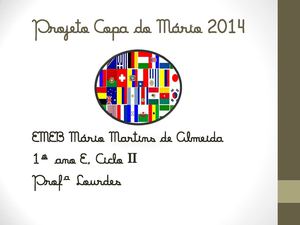 Projeto Copa do Mário 2014 - Argélia