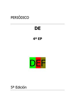Periódico DEF 5ª Edición