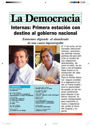La Democracia Nº 157 - 23 de mayo de 2013