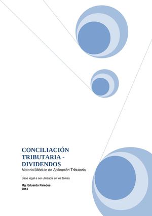 Material Conciliación Tributaria