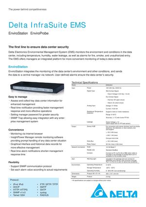Delta InfraSuite EMS