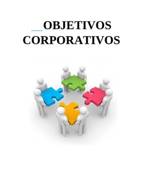 OBJETIVOS CORPORATIVOS