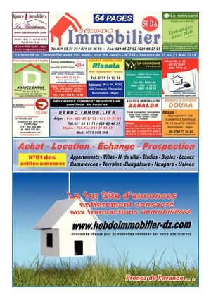 N°584 - Semaine du 15 au 21 Mai 2014