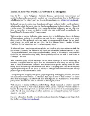 Keekay.ph, the Newest Online Makeup Store in the Philippines