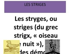 LES STRIGES