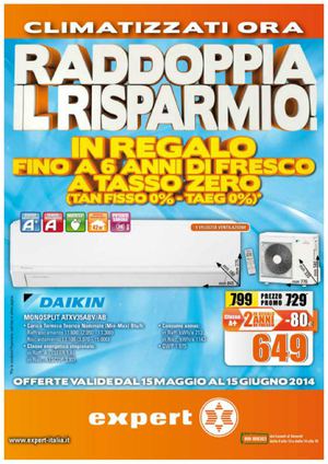 Volantino MarcoPolo Expert Speciale Clima dal 15 maggio al 15 giugno 2014