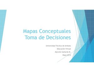 Mapas Conceptuales Toma de Decisiones