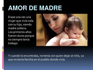 CUENTO COEDUCATIVO " AMOR DE MADRE"