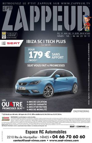 Magazine Le P'tit Zappeur Nîmes N°293