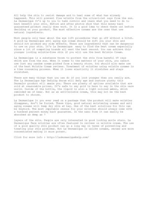 La Dermanique - Where to Buy La Dermanique Anti Aging Face Serum